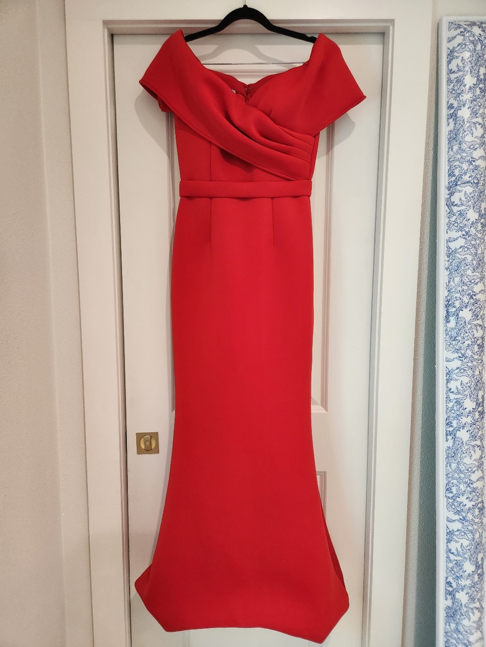 Jovani Red One-Shoulder Formal Gown